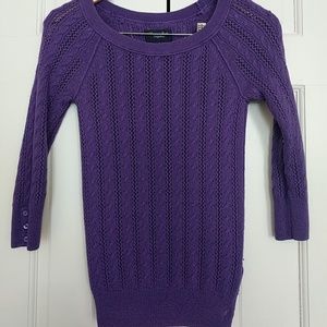 Purple lightweight sweater